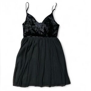 BCBGeneration Black Velvet Dress